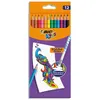 Image de Pochette de 12 crayons de couleur Bic Kids Evolution Illusion