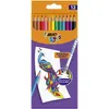 Image de Bic, Écriture + dessin, Crayons de couleur Evolution (12x)