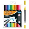 Image de Feutres d'écriture Bic intensity - Double pointe - 12 pcs