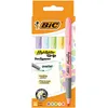 Image de Pack de 5 surligneurs Bic Highlighter Grip Pastel