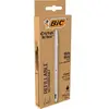 Image de Bic Cristal Reânew Stylo-bille Rechargeable Argenté Noir-bic