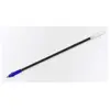 Image de Bic, Cartouche de rechange + encrier, Recharge pour stylo à bille Cristal RE'NEW (Bleu, 1 mm, 3 pcs)