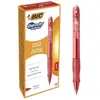 Image de Bic, Stylo, 12 Stylo gel Gel-ocity rouge/transparent 0,3 mm, Couleur de l'encre : rouge (12x)