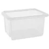 Image de EDA PLASTIQUE Boite de rangement Funny Box 30 L - Naturel - 44 x 36 x 25 cm