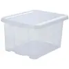 Image de Boîte De Rangement Naturel Avec Couvercle 15l