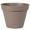 Image de Eda pot rond toscane ø 40cm - contenance 23l - taupe