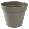Image de Pot de fleur rond Toscane Ø 80 x H.66 cm - Taupe - Eda