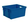 Image de eda bac de rangement manutention avec 2 poignées - 30 l - bleu
