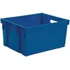 Image de Bac Bleu De Rangement 30l Sans Couvercle En Plastique