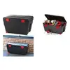 Image de EDA, Boîte de rangement, Aufbewahrungsbox TRAFIC, 200 Liter, schwarz / rot aus recyceltem Material, zu 100 % recycelbar, rob (200 l)