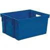 Image de Bac Bleu De Rangement 50l Sans Couvercle En Plastique