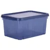 Image de EDA PLASTIQUE Boite de rangement Funny Box 4 L - Bleu profond acidule - 25,5 x 18 x 12,7 cm