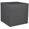 Image de EDA PLASTIQUE Bac a fleurs carré - 57 L - 49,5 x 49,5 x 49,5 cm - Gris