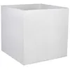 Image de Jardinière carrée Graphit 49,5 x 49,5 x 49,5 cm - 57 L - Blanc cérusé - Eda