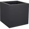 Image de Pot de fleur carré EDA Graphit Up Gris anthracite