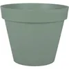 Image de Eda Plastique - Pot De Fleur Rond Toscane - Ø 48 X H39 Cm - 43 - Vert Laurier