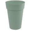 Image de Pot de fleurs rond en plastique Ø 46 cm EDA Toscane vert laurier