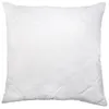 Image de 2 oreillers blanc à mémoire de forme matelassés 60 x 60 cm