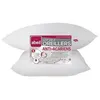 Image de 2 oreillers anti-acarien 60 x 60 cm - Blanc