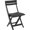 Image de Chaise de jardin pliable GRILL ME Miami anthracite dossier réglable anti-UV
