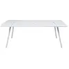 Image de Table 207x100 Luxembourg Blanc Coton