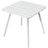 Image de Table 4 Pieds 80x80 Luxembourg Blanc Coton