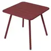 Image de Table 4 Pieds 80x80 Luxembourg Piment