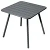 Image de Table 4 Pieds 80x80 Luxembourg Carbone
