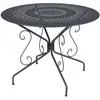 Image de Table Ronde Montmartre à   96 Cm Carbone