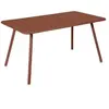 Image de Table 143x80 Luxembourg Ocre Rouge
