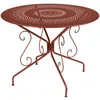 Image de Table Ronde Montmartre à   96 Cm Ocre Rouge