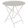 Image de Table Ronde Bistro Ø 77 Cm Gris Argile