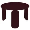 Image de Table Basse Ronde Bebop Ø 60 Cm Cerise Noire