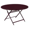 Image de Table Ronde Caractà ¨re Pliante à   128 Cm Cerise Noire