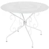Image de Table Ronde Montmartre à   96 Cm Blanc Coton