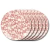 Image de Assiette plate Léa rouge 27 cm (lot de 6) - Table Passion - Rouge - Grès