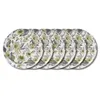 Image de Assiette à dessert Edulis 19 cm (lot de 6) - Table Passion - Vert - Porcelaine