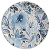 Image de Assiette à dessert Jardin bleu 21,5 cm (lot de 6) - Trend'up - Blanc - Faïence