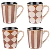 Image de Coffret de 4 mugs Shelby 40 cl - Table Passion - Multicolore - Grès