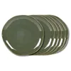 Image de Assiette plate Symphony vert 27 cm (lot de 6) - Table Passion - Vert - Grès