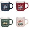 Image de Coffret de 4 mugs Californy 35 cl - Table Passion - Multicolore - Céramique