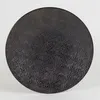 Image de Assiette à dessert en grès D20.5cm noir - Lot de 6 VESUVIO