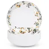 Image de Assiette creuse Summer 19 cm (lot de 6) - Table Passion - Décoré - Grès