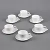 Image de Table Passion - Coffret 6 Tasses / Sous Tasses The 20Cl Goutte Porcelaine