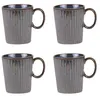 Image de Coffret de 4 mugs Liv bleu 35 cl - Table Passion - Bleu - Porcelaine