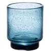 Image de Gobelet à talon Artisan Bullé 25 cl bleu (lot de 6) - Table Passion - Bleu - Verre