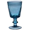 Image de Verre à pied Lussan craquelé 17 cl bleu (lot de 6) - Table Passion - Bleu - Verre