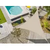 Image de Voile d'ombrage triangulaire Flex 5 x 5 x 5 m - Ivoire - Jardiline