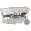 Image de Housse de protection Cover Air pour table rectangulaire + 8 chaises - 240 x 130 x 70 cm - Jardiline