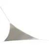 Image de Jardiline - Voile d'ombrage triangulaire avec leds solaires intégrées Night and day taupe
